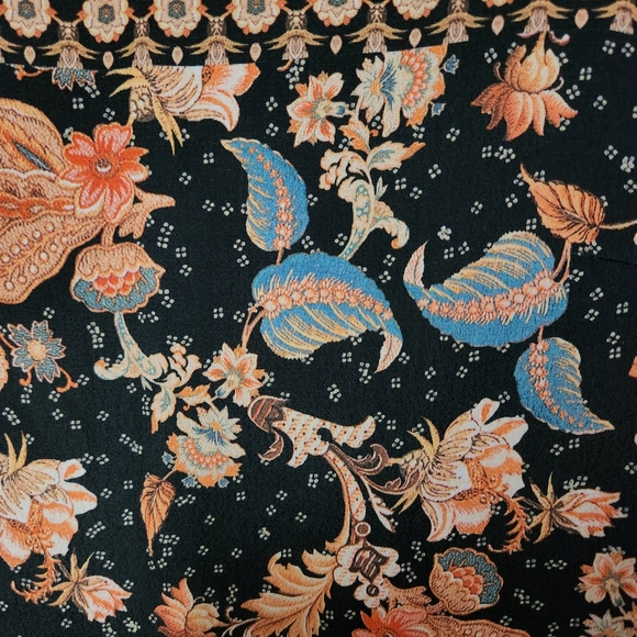 Desigual Paula paisley shift dress tunic size large autumn - Picture 10 of 14